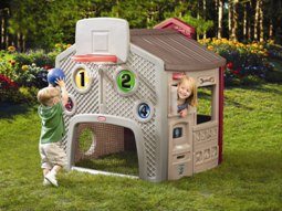 Tikes Town Playhouse back side